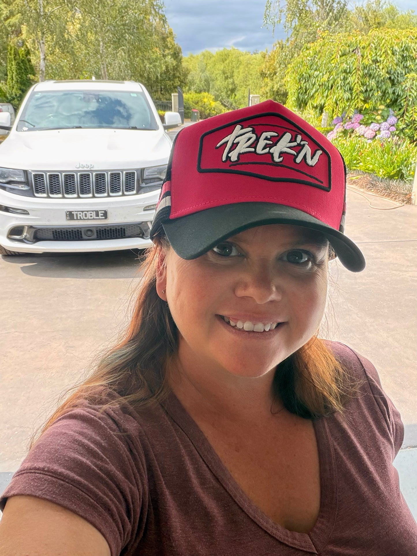Trek’n Pink trucker hat